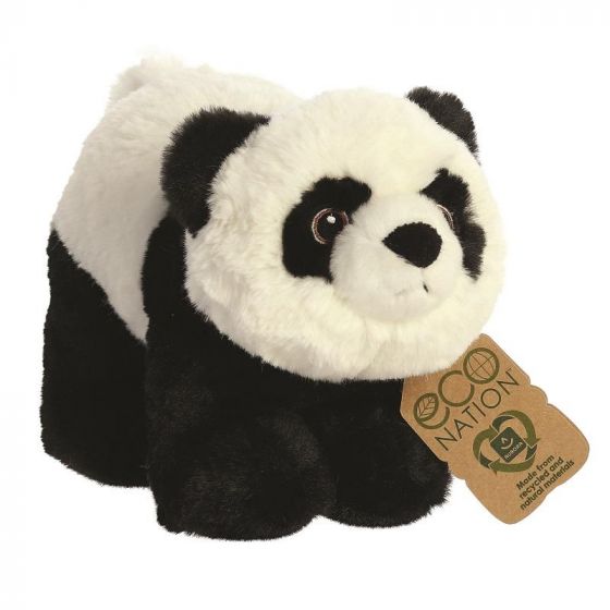 Eco Nation Pluchen Knuffel Panda 23 cm