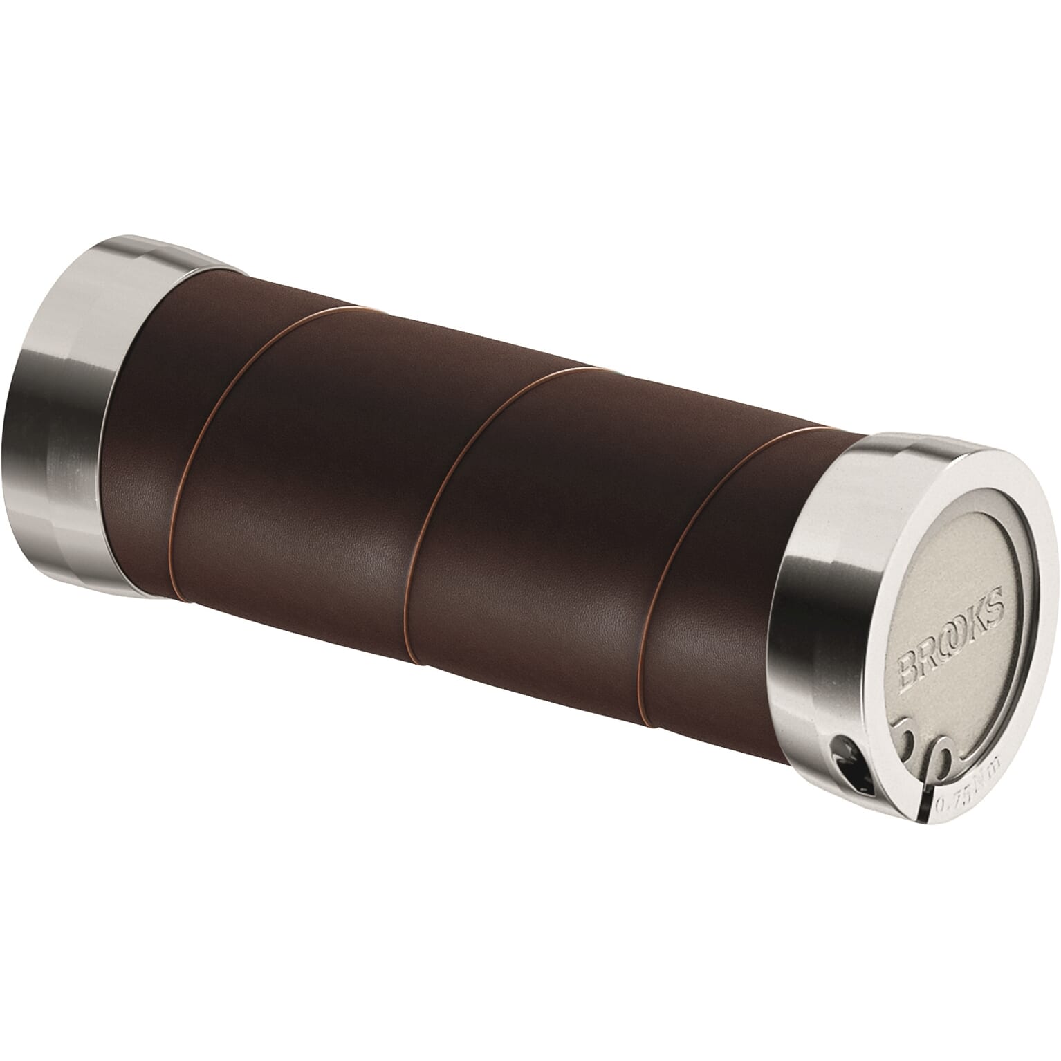 Brooks Handvatten Slender Leather handvatten 100mm bruin