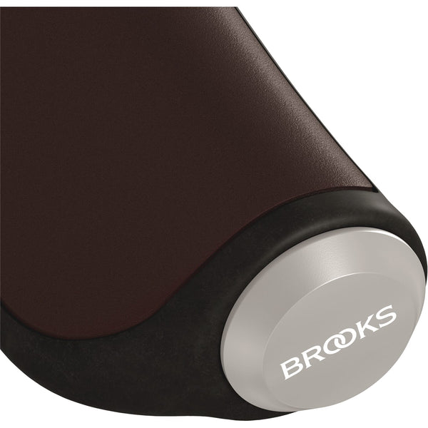 Brooks Handvatten Ergonomic Leather grip 100 130mm a. brown