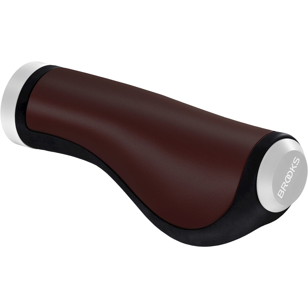 Brooks Handvatten Ergonomische leren grip 130mm a.bruin