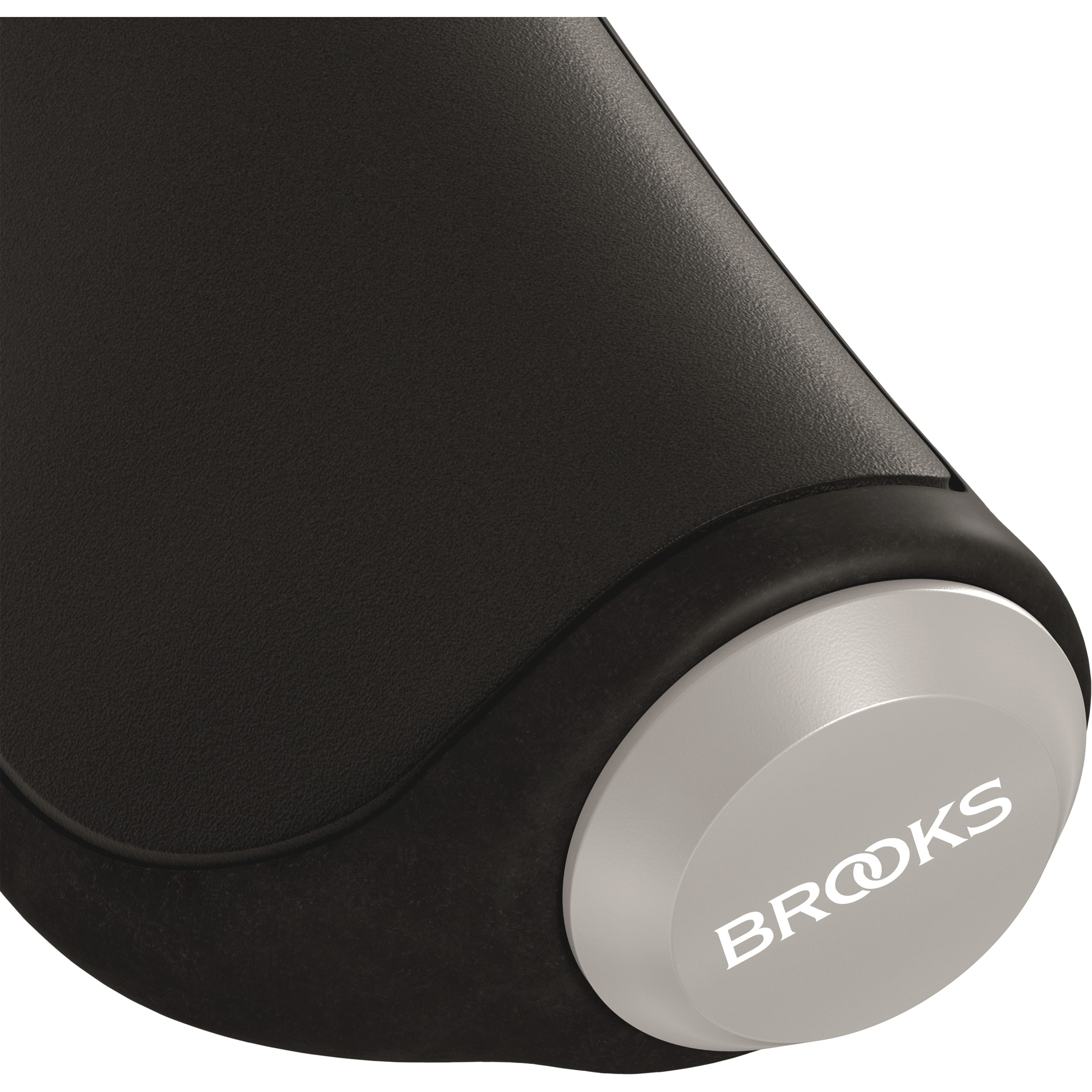 Brooks Handvatten Ergonomische leren grip 130mm zwart