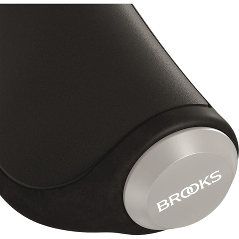 Brooks Handvatten Ergonomic Leather grip 130mm black