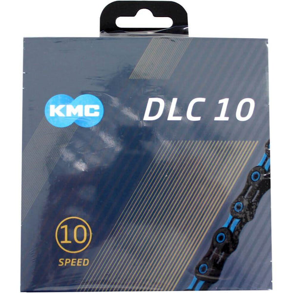 KMC DLC 10 Fietsketting 116 schakels Blauw Zwart