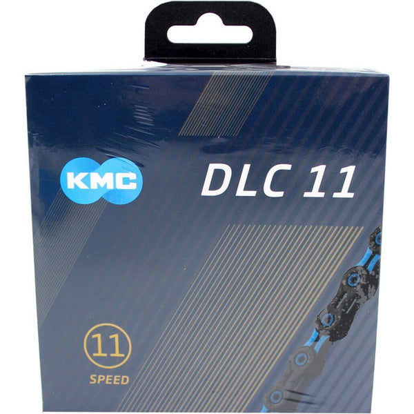 KMC Fietsketting DLC 11 118 schakels Blauw Zwart Extreem duurzaam 243g