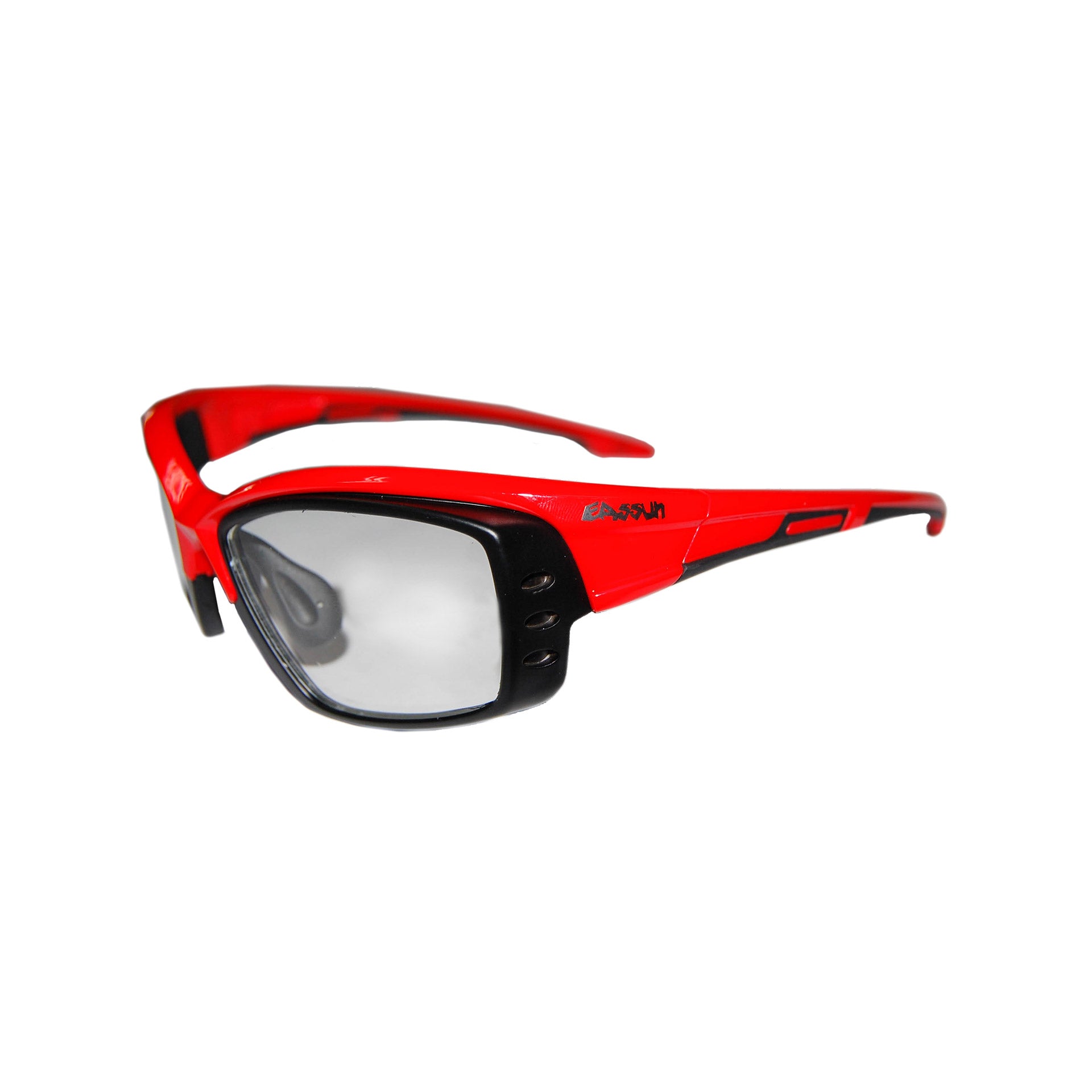 Lunettes Eassun Pro RX Montura 581 rouge noir mat