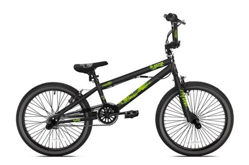 Madd 20 inch freestyle bmx fiets zwart groen