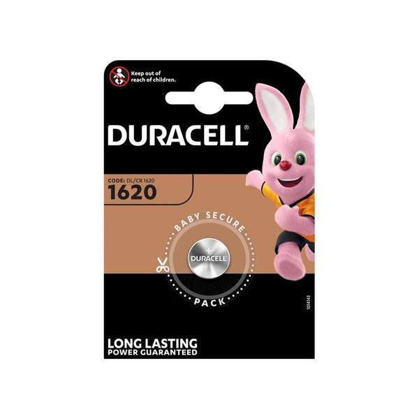Pile bouton Duracell Cr1620 | Lithium | 3V | 68 mAh