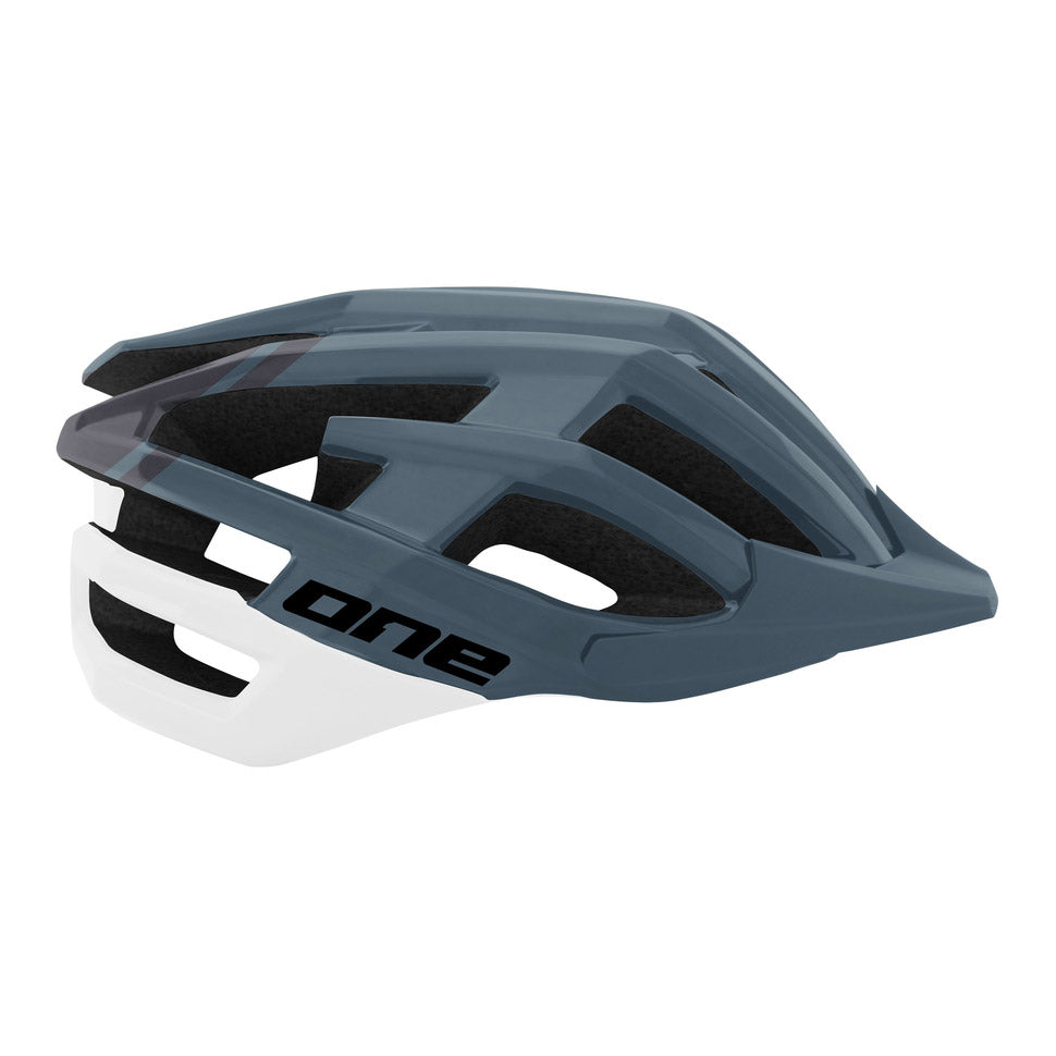One helm mtb race ml (57-61) grijs wit