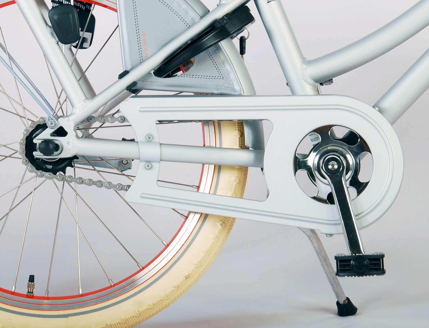 Volare Oma Classic Kinderfiets - Meisjes - 20 inch - Mat Zilver