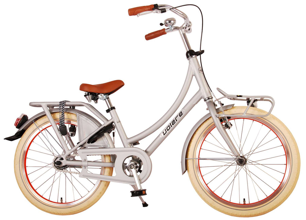 Volare Oma Kinderfiets Meisjes 20 inch Mat Zilver