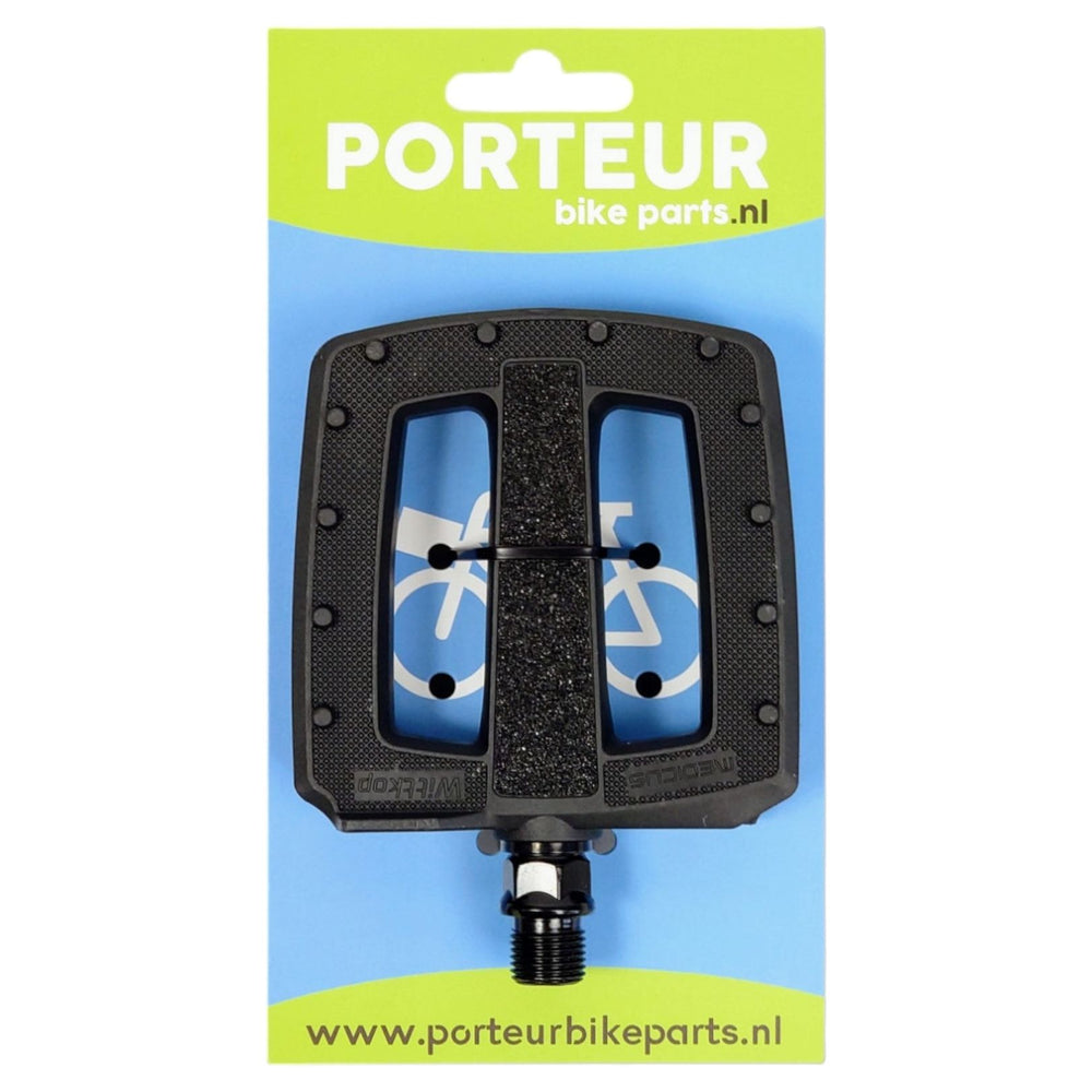 Porteur pedalen zwart medicus