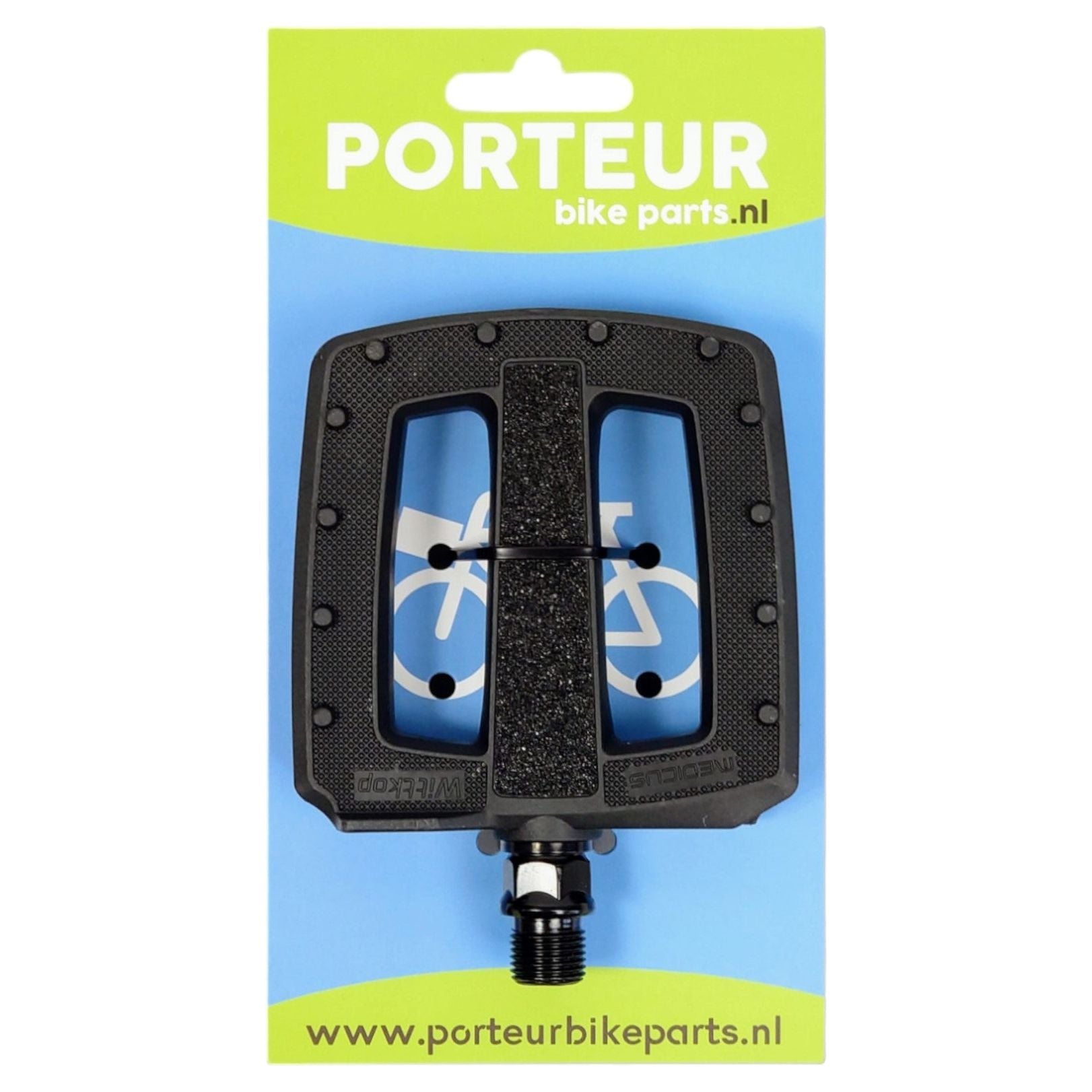 Porteur pedalen zwart medicus