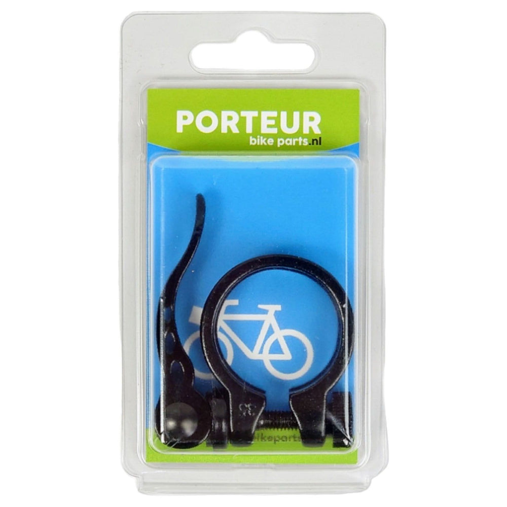 Collier de tige de selle Porteur 34.9 blocage rapide