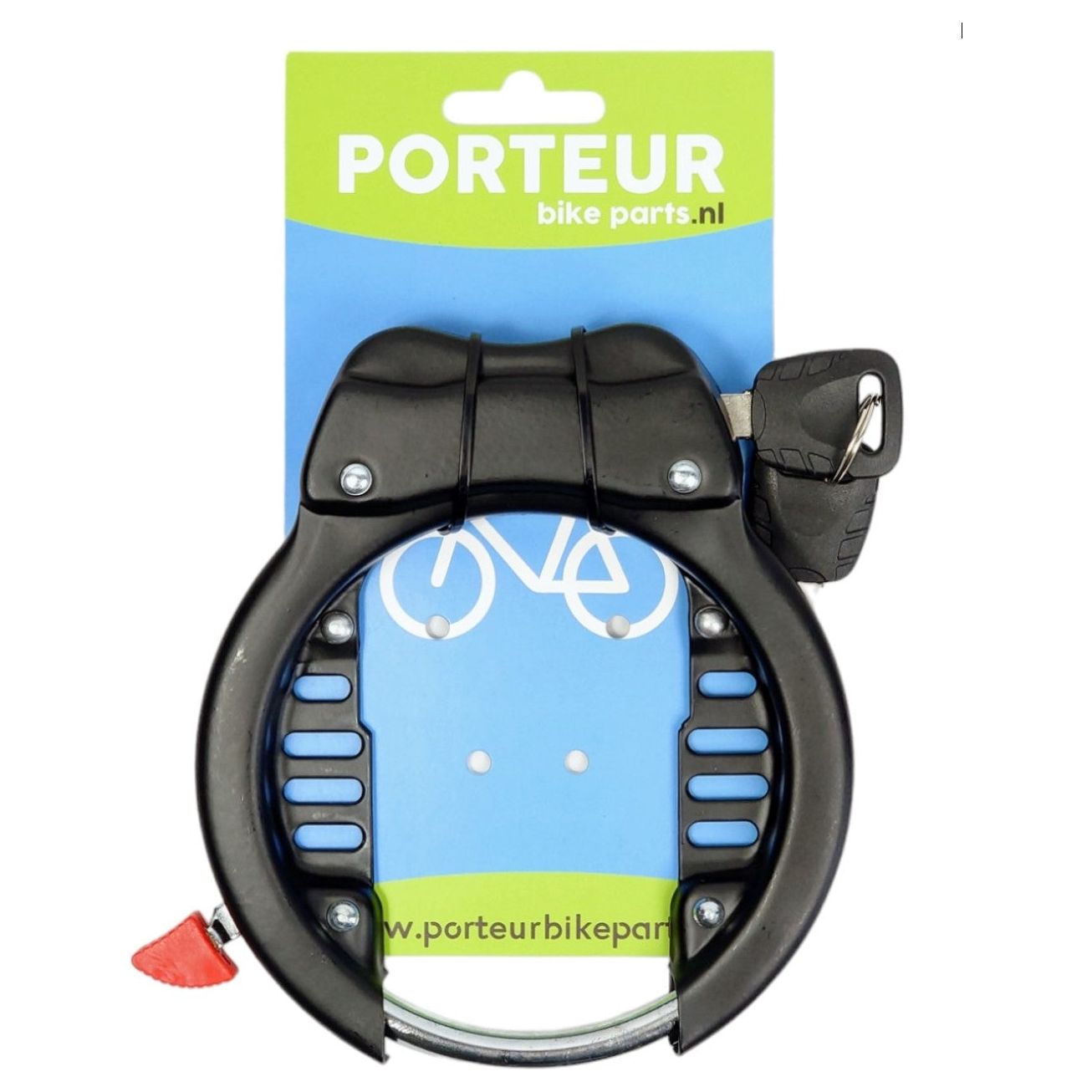 Slot Porteur ringslot staal zwart