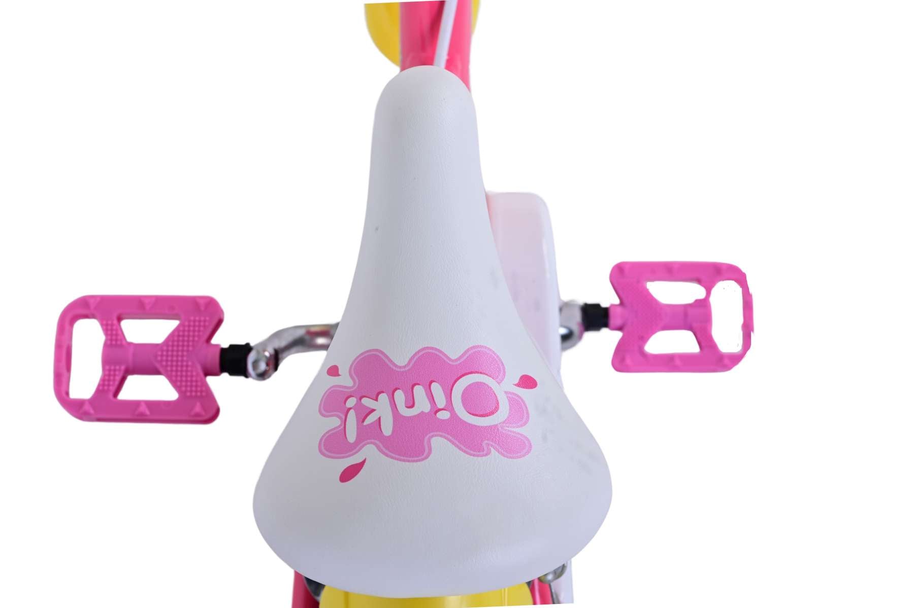 Peppa Pig Kinderfiets Meisjes 12 inch Roze Twee handremmen