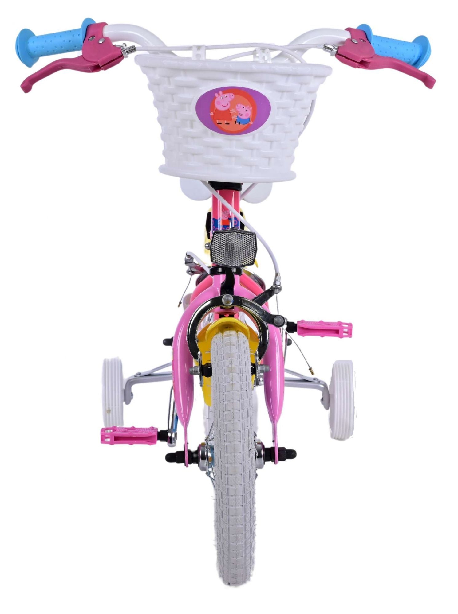 Peppa Pig Kinderfiets Meisjes 12 inch Roze Twee handremmen