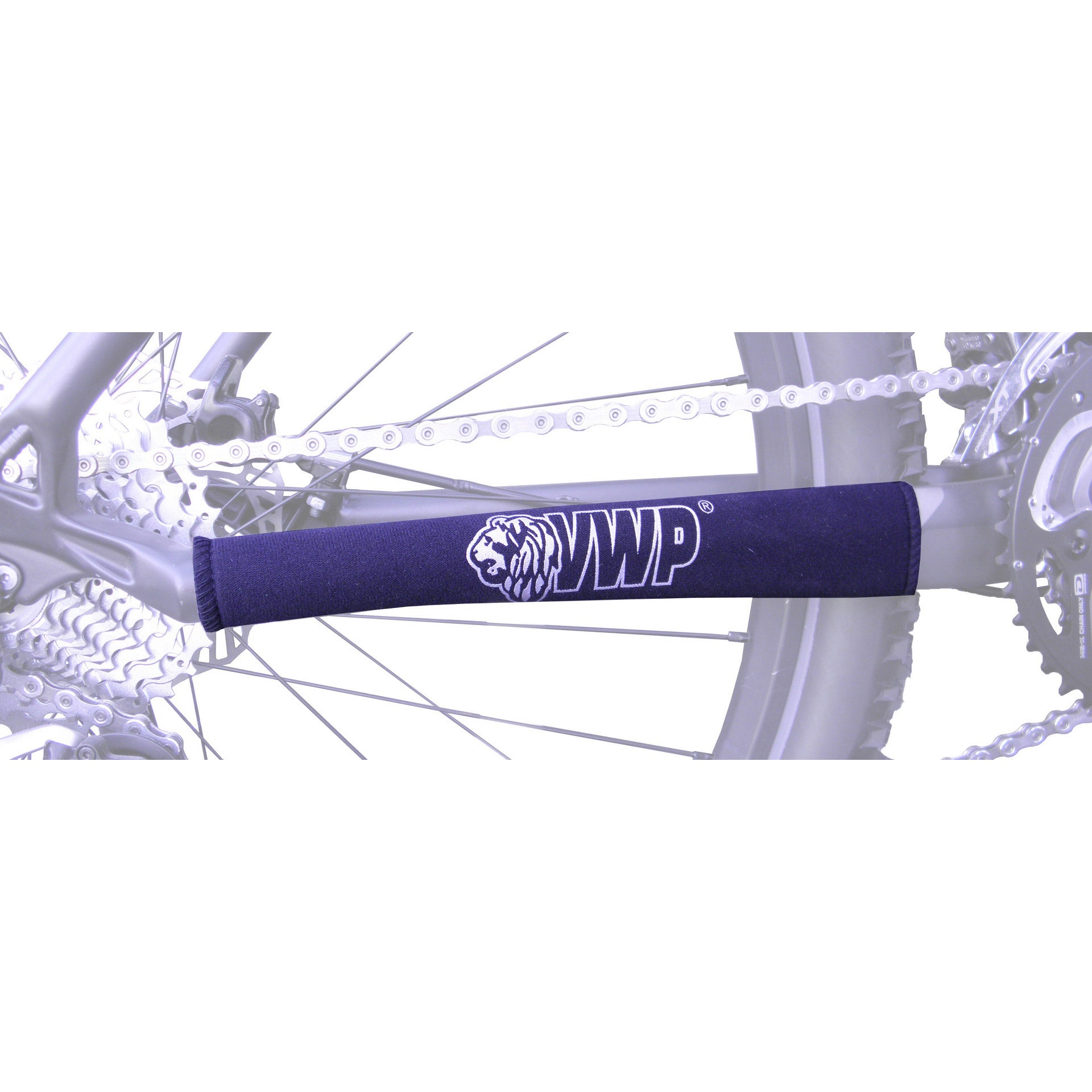 Vwp achtervorkbeschermer neopreen zwart met print