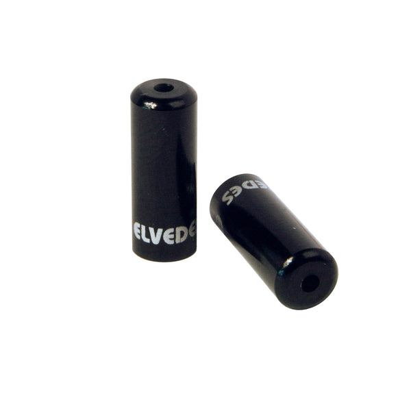 Chapeau de câble Elvedes 4.2mm aluminium noir(10x) CP2012008