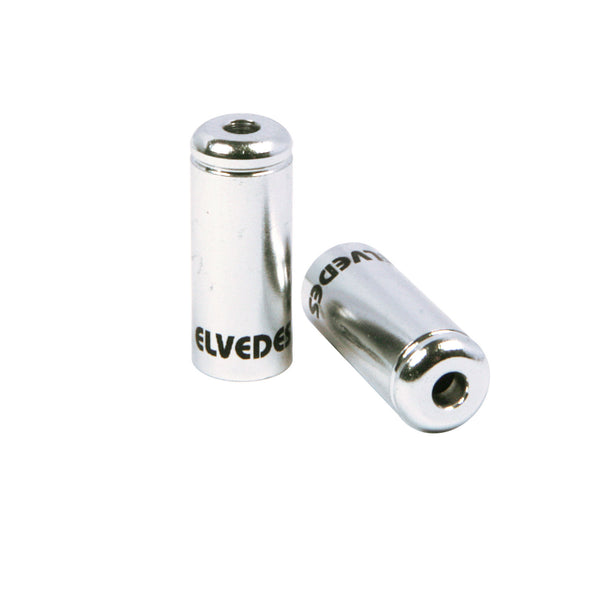 Chapeau de câble Elvedes 5mm aluminium argent(10x)CP2012001