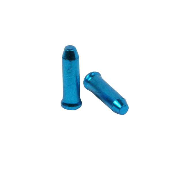 Capuchons anti-effilochage Elvedes 2.3mm bleu (10x) alun. CP2012014