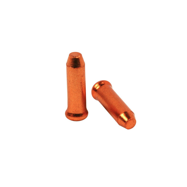Capuchons anti-effilochage Elvedes 2.3mm orange (10x) alun. CP2012017