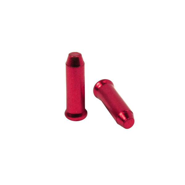 Capuchons anti-effilochage Elvedes 2.3mm rouge (10x) alun. CP2012015