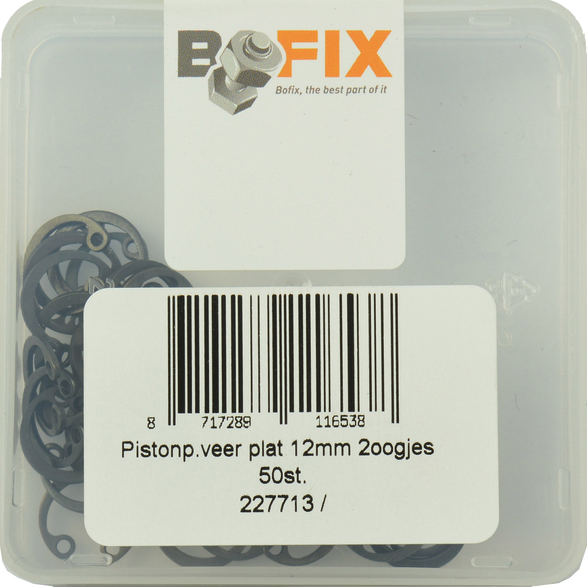 Bofix doos pistonpenveer plat 12mm2