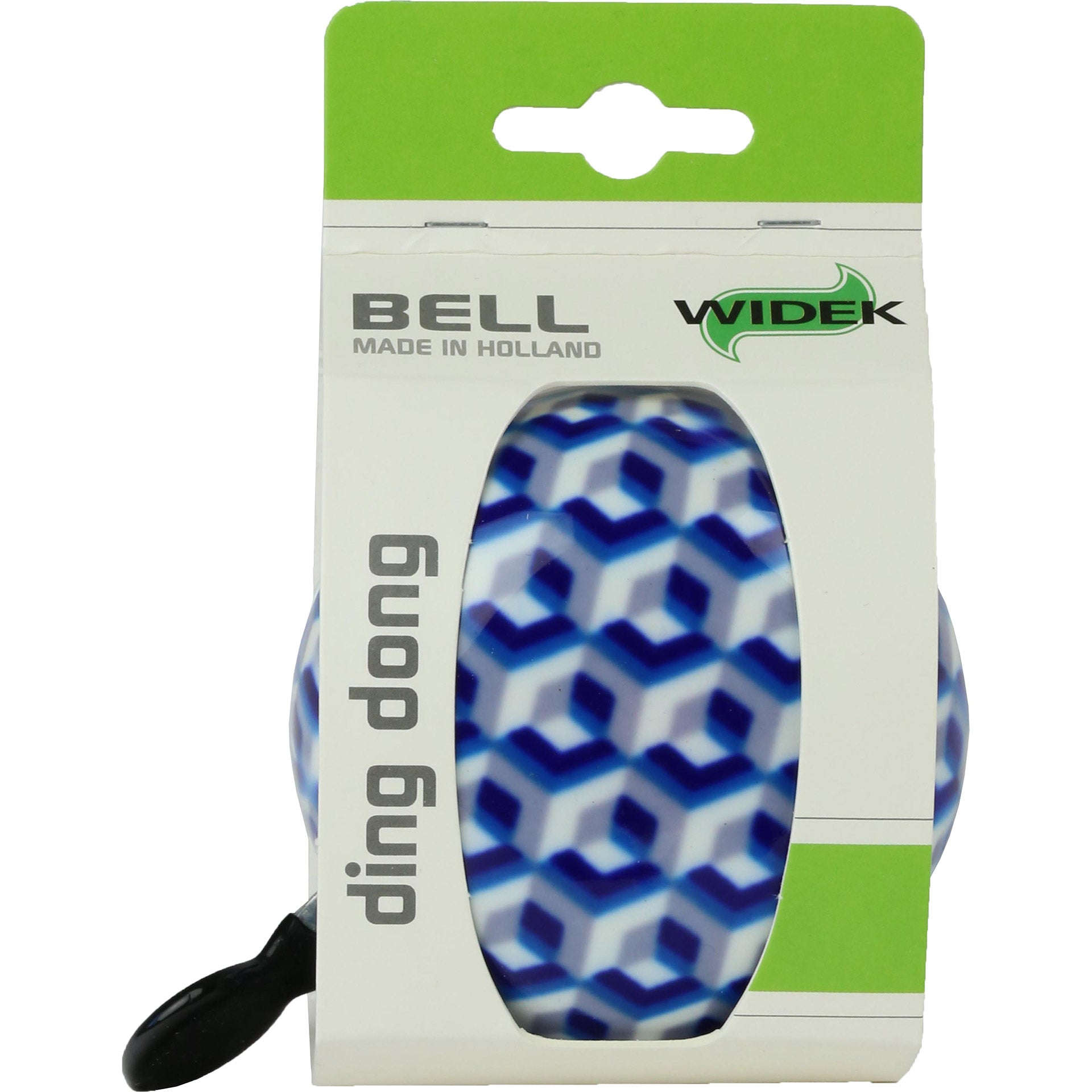 Widek bel ding dong 80mm kunstcollectie mozaïek blauw