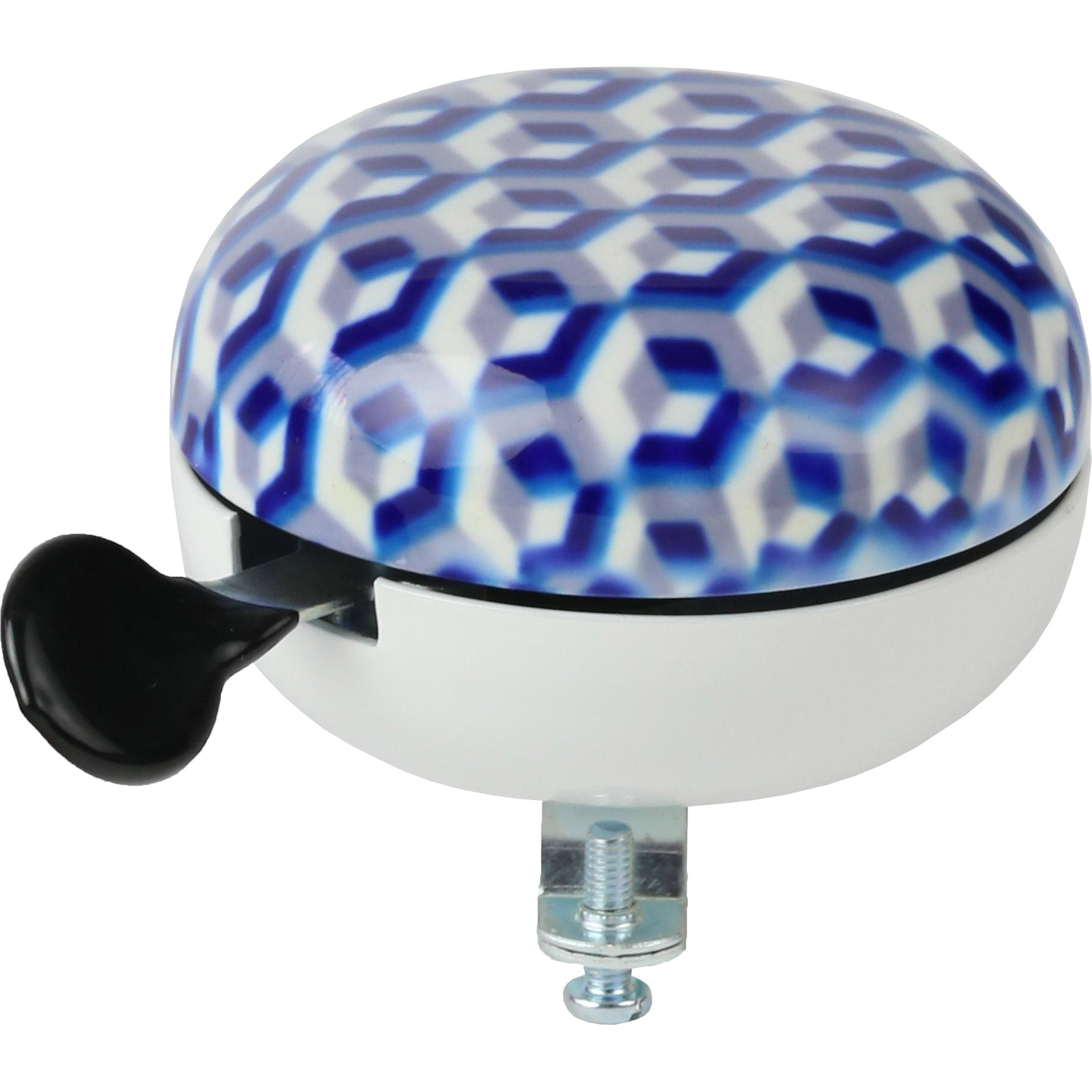 Widek bel ding dong 80mm kunstcollectie mozaïek blauw