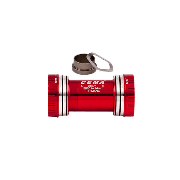 CEMA Beugelas BB30 Interlock SRAM GXP-Keramisch-Rood