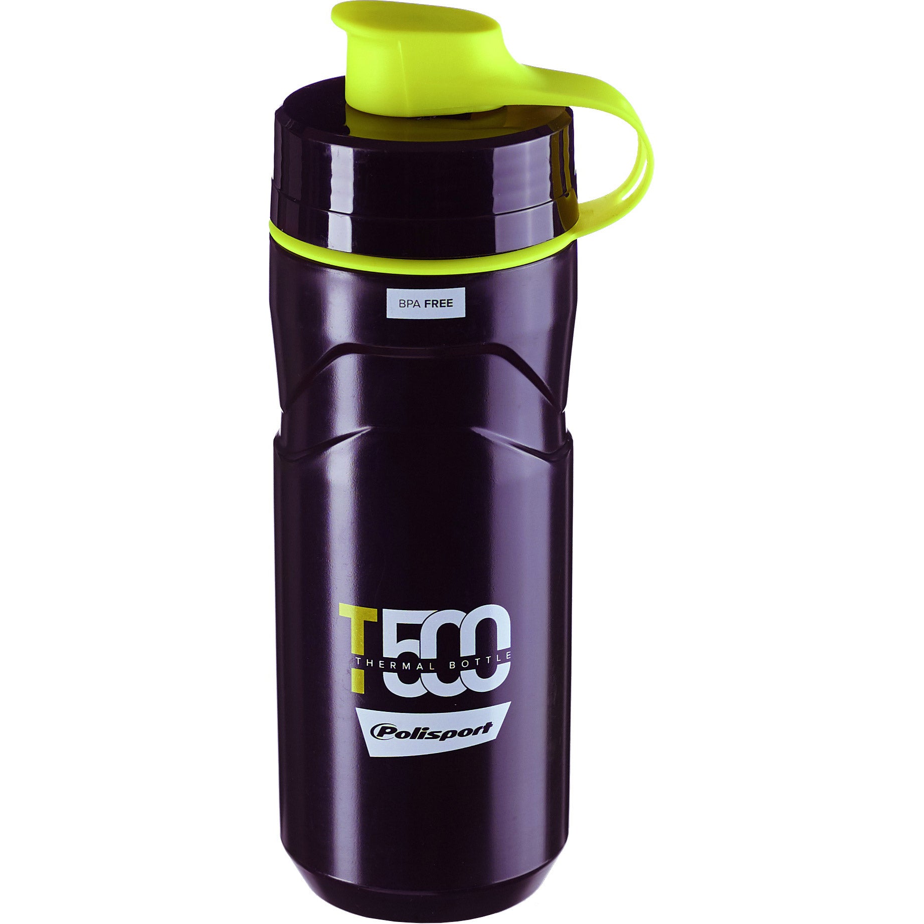 Polisport Bidon Thermal T500 500ml zwart-limoengroen