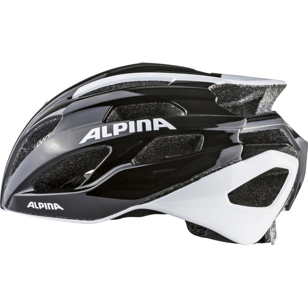 Olympic sportswear alpina sports race helmet fedaia 53-58 black white