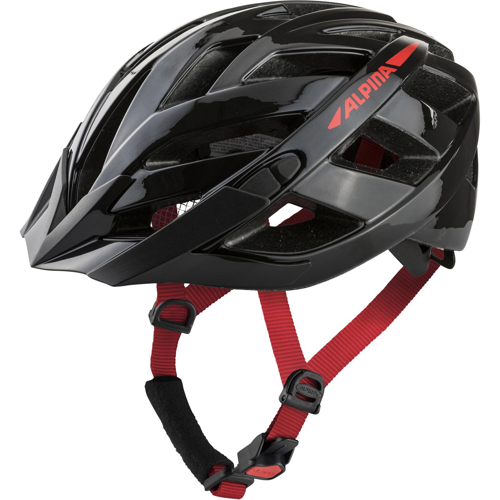Alpina helm Panoma 2.0 black-red gloss 56-59