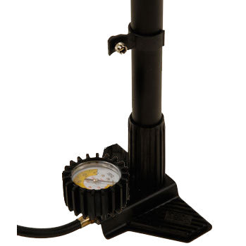 SapO OK Full floor pump with manometer HV FV AV black