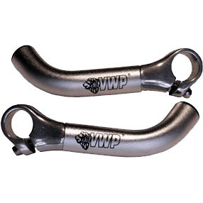 Vwp stuureinden 08 gebogen aluminium zilver