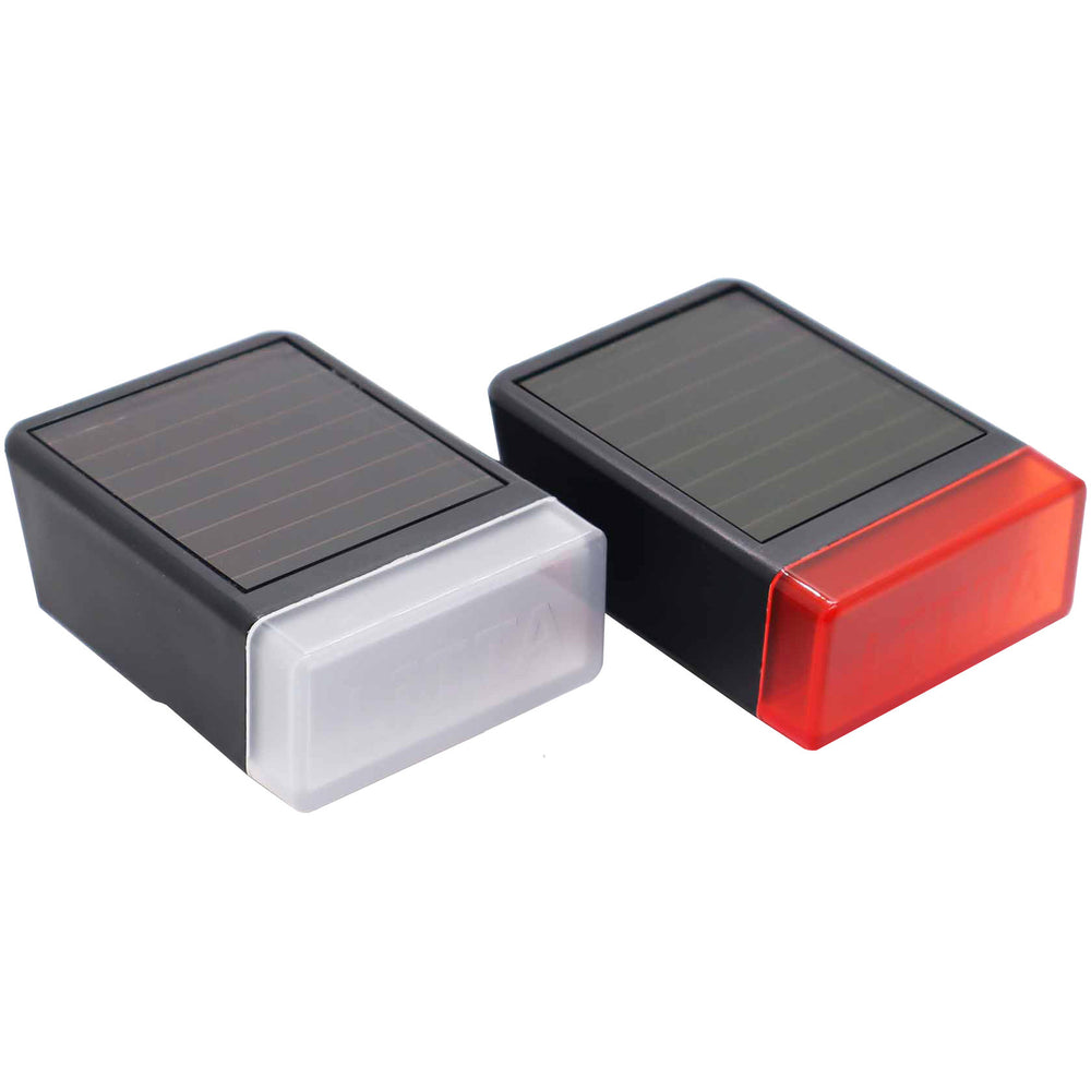 Litta Bicycle light LED à énergie solaire Stormy Grey