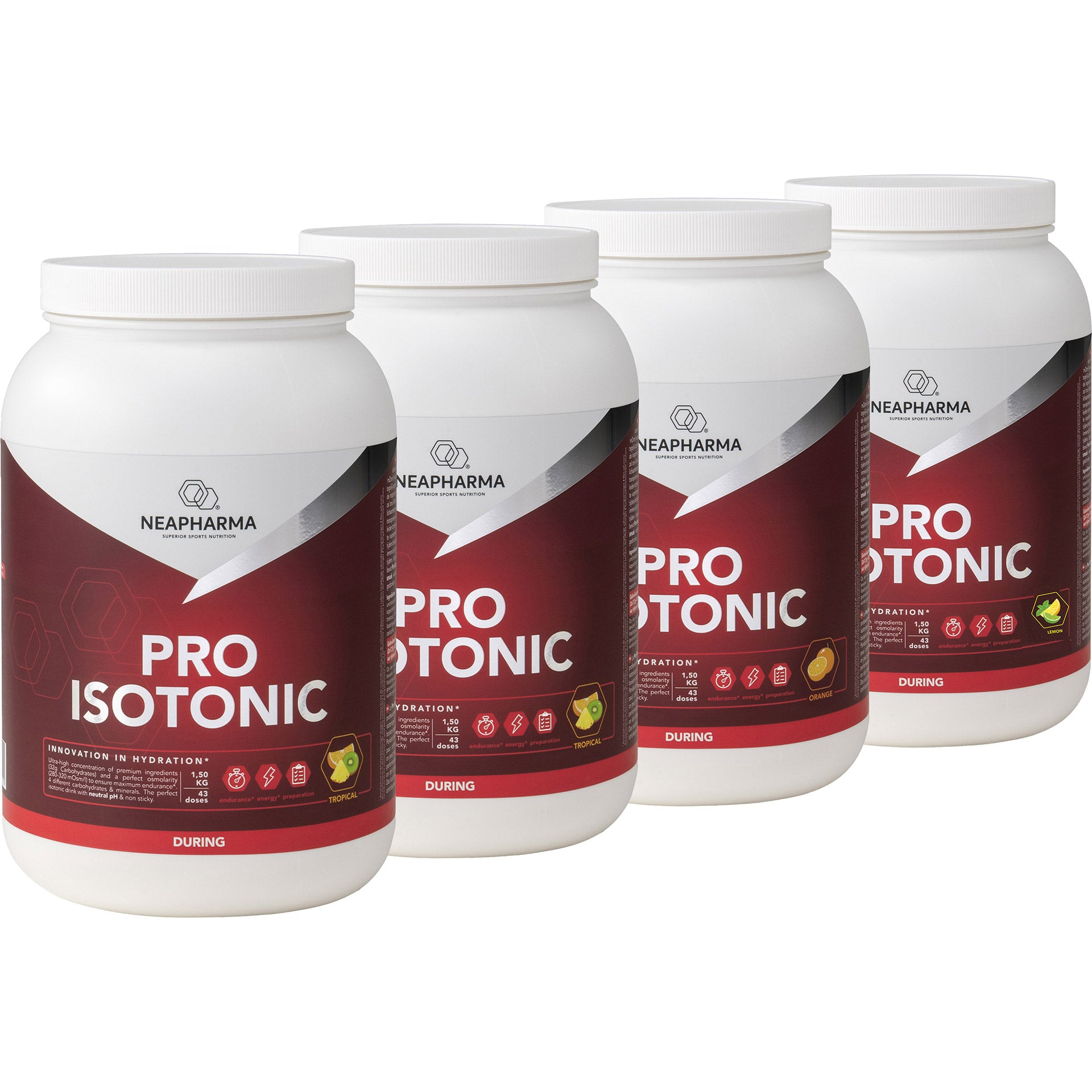 Neapharma voordeelpakket Isotonic 4 potten + extra's