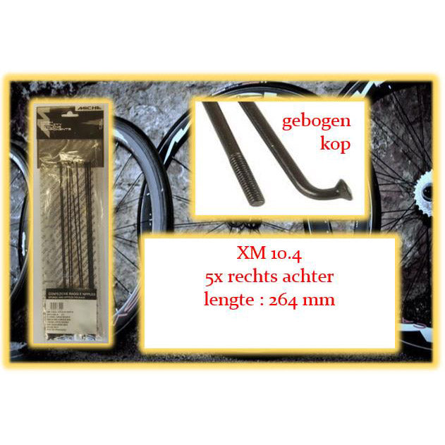 Miche Spaak+nip. 5x RA XM 10,4 X