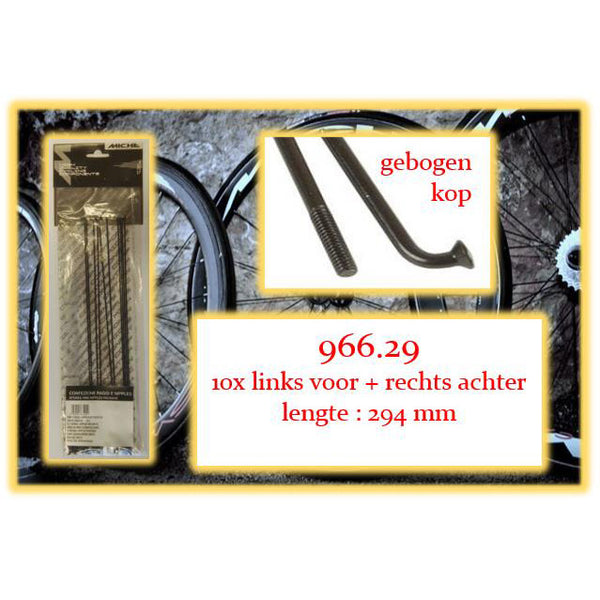 Michelin Spaak+nipple. 10x LV+RA 966.29