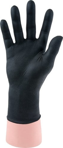 Plastic nitrile handschoen dun l 9 doos a 100