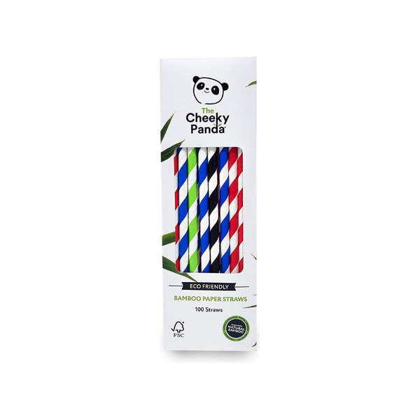 The Cheeky Panda Rietjes Bio-afbreekbaar FSC Bamboe 100st