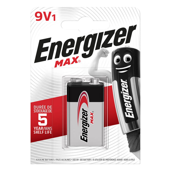 Energizer Max 9V 6LR61 Blister 1 stuk