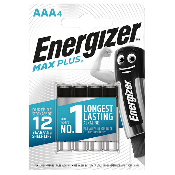 Energizer Max Plus LR03 AAA Blister 4 stuks