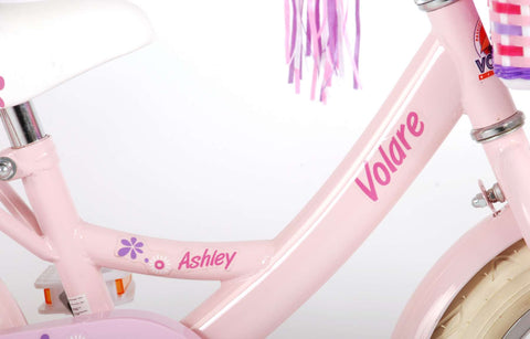 Volare Ashley Kinderfiets - Meisjes - 12 inch - Roze - 95% afgemonteerd