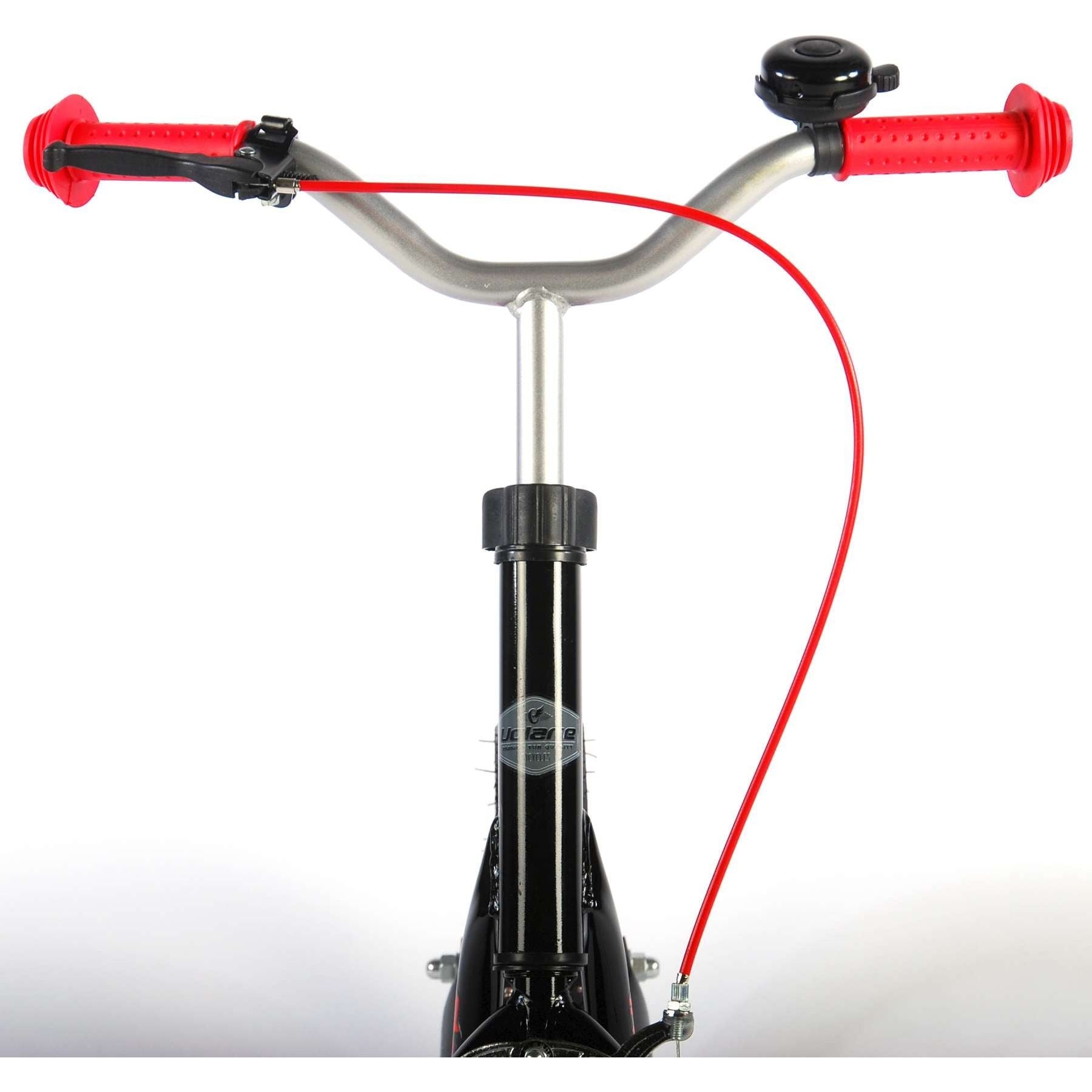 Volare Step - Garçons et Filles - 12 pouces - Noir Rouge