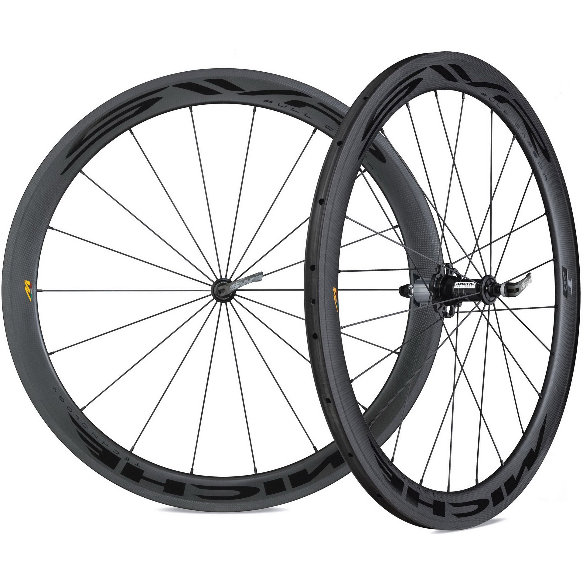 Shimano miche wielset swr full carbon 50 50 zwart