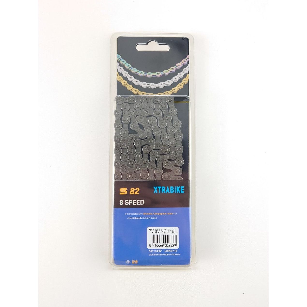 Xtrabike ketting 7v 8v nc 116l