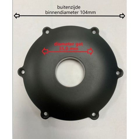 Plaque d'étanchéité moteur avant droite avec roulement