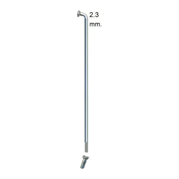 Sapim spokes 13-185 stainless steel with nipple