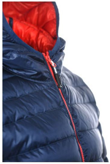 Alvivo Outdoorjas Glasgow heren nylon blauw rood maat XS